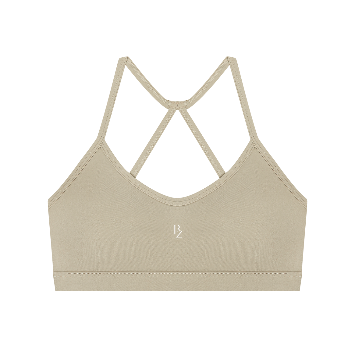 Women’s Sculpting Yoga Sports Bra – Fitted Workout Crop Top