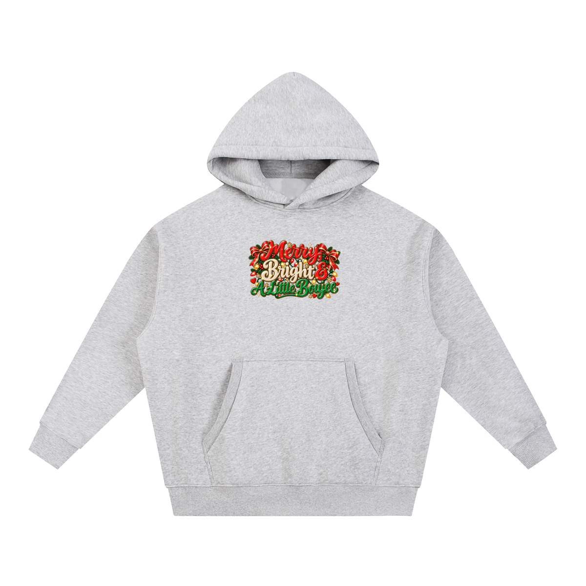 Essential Oversized Boxy Fit Fleece Hoodie