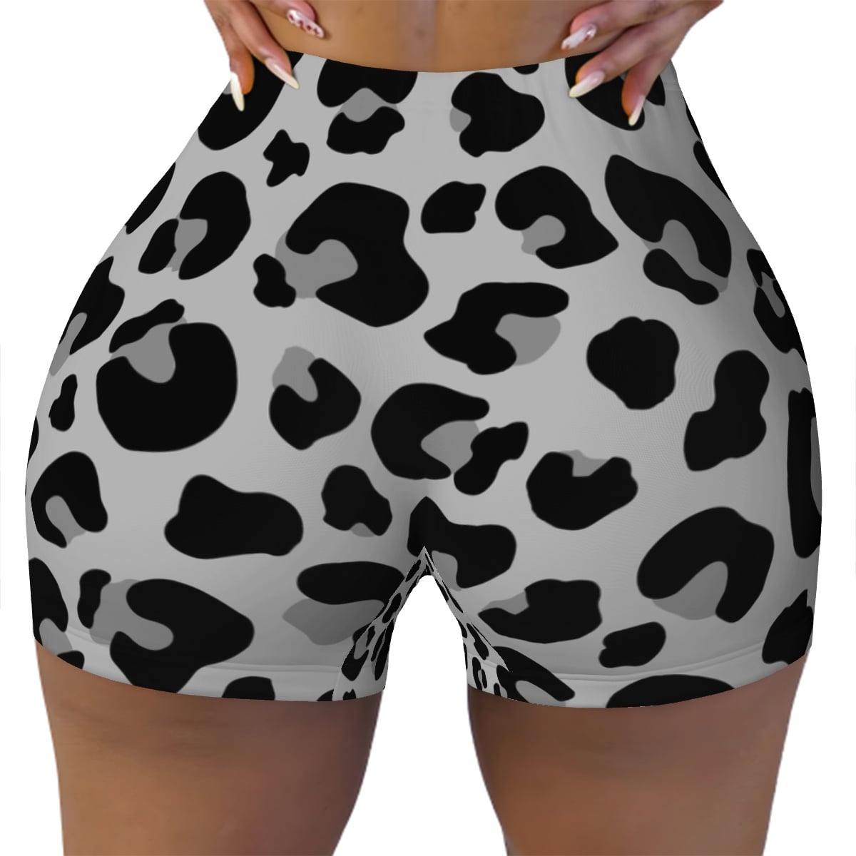Woman's Leopard Print Shorts - Workout Shorts - Running Shorts- Sexy Short Shorts for women - Leopard Print