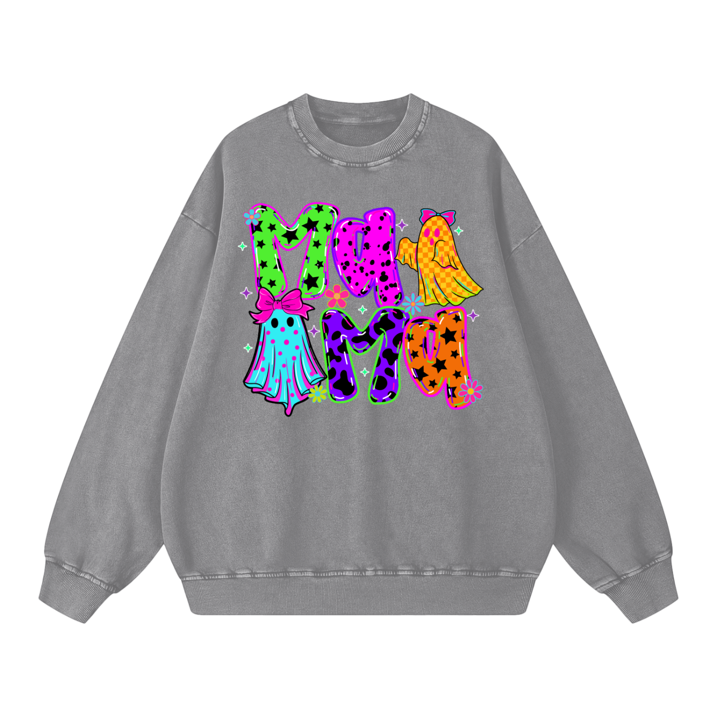 Mama Halloween Oversized Sweatshirt - Mama Sweater - Gifts for Mom - Halloween Costumes for Mom -