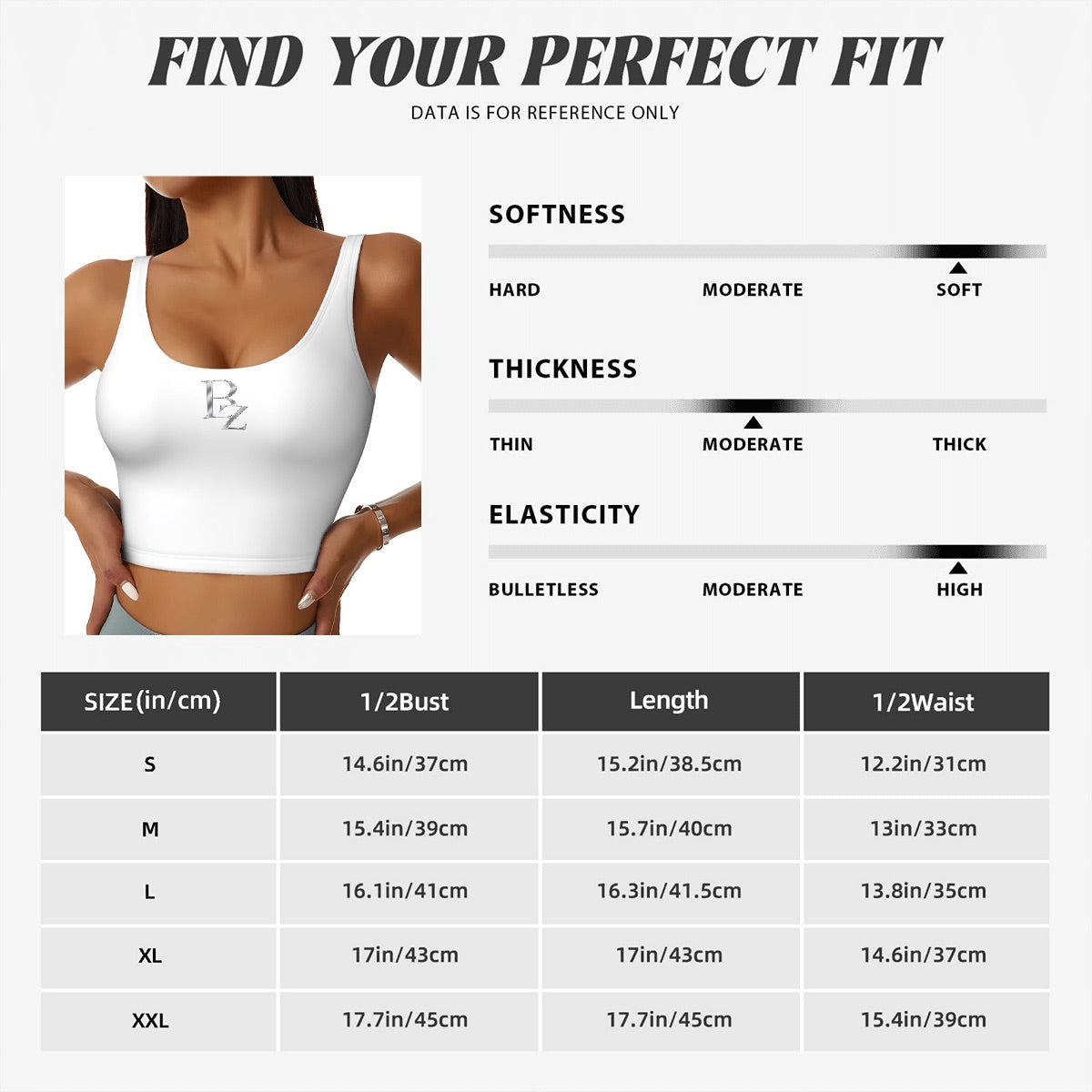 Bezi Sculpt U-Back Crop Tank