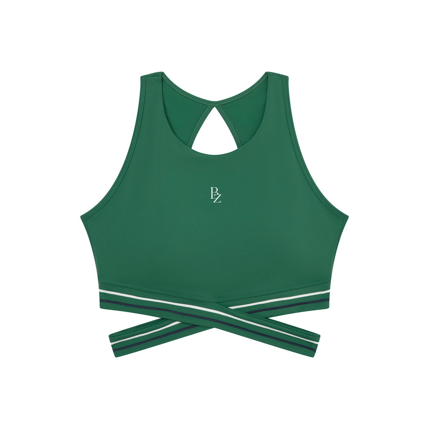 Women’s Criss-Cross Sports Bra – Backless Yoga & Workout Crop Top