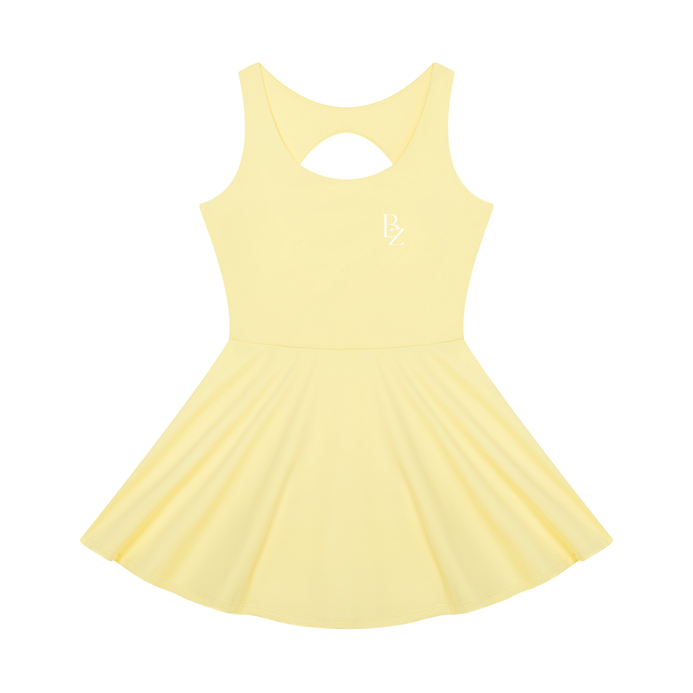 Women’s Open-Back Tennis Dress – Athletic Workout & Active Dress