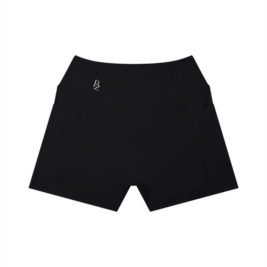 Women’s High-Waisted Yoga Shorts with Pockets – Sculpting Workout Shorts