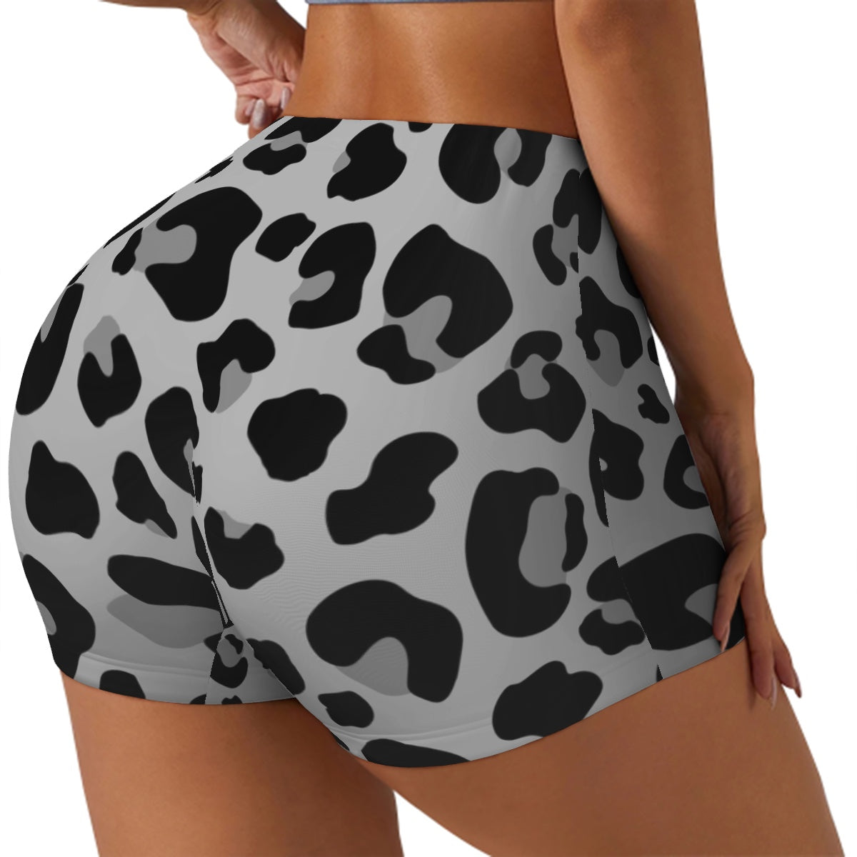 Woman's Leopard Print Shorts - Workout Shorts - Running Shorts- Sexy Short Shorts for women - Leopard Print
