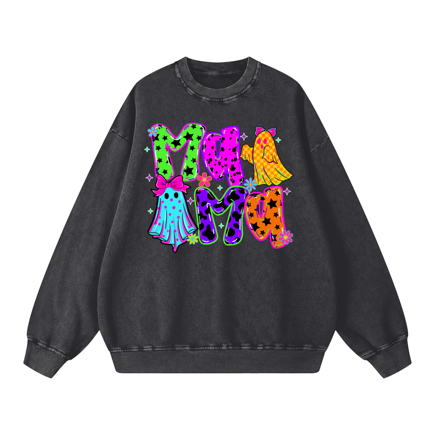 Mama Halloween Oversized Sweatshirt - Mama Sweater - Gifts for Mom - Halloween Costumes for Mom -